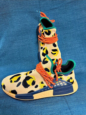 Adidas Humanrace by Pharrell Williams Animal Print Sneakers US 8.5